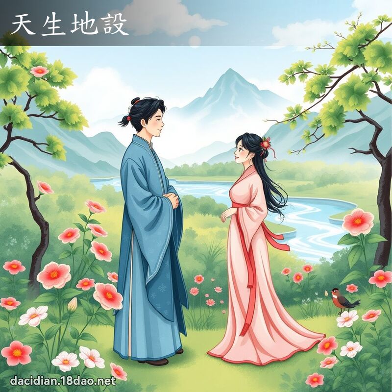 天生地設 - 國語大辭典配圖