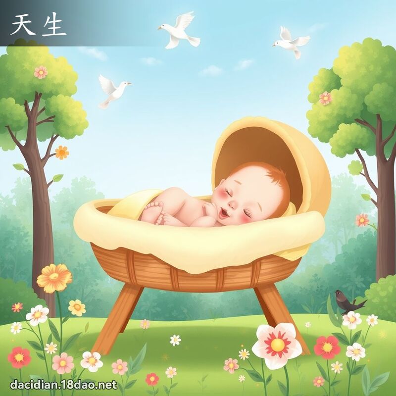 天生 - 國語大辭典配圖
