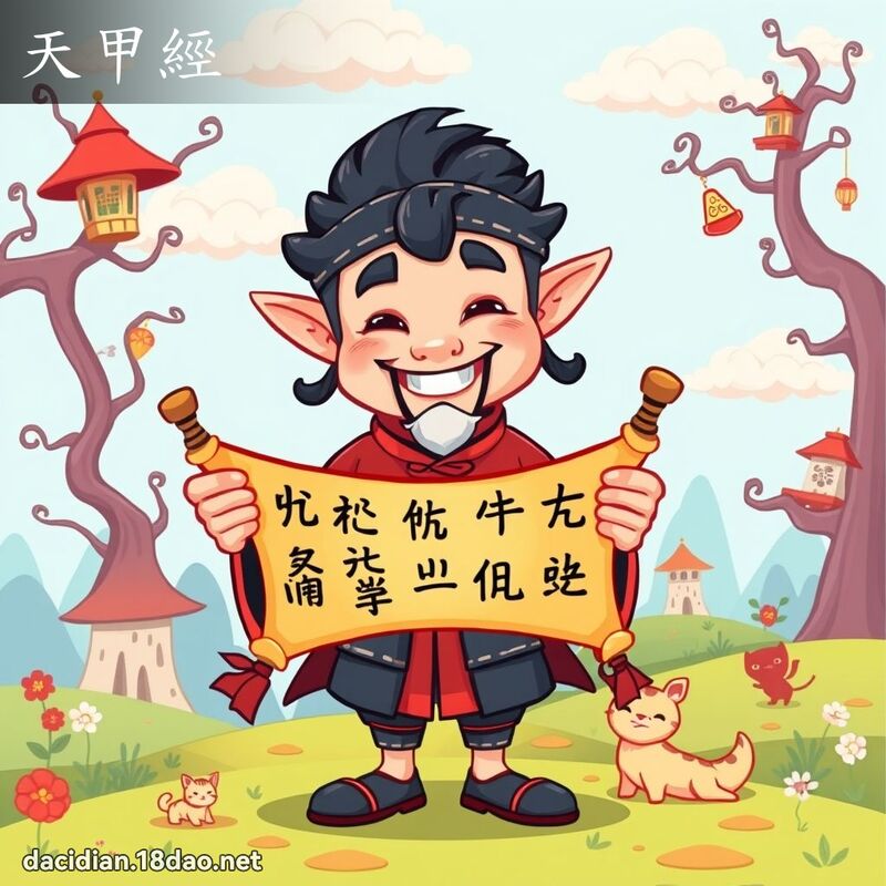 天甲经 - 国语大辞典配图