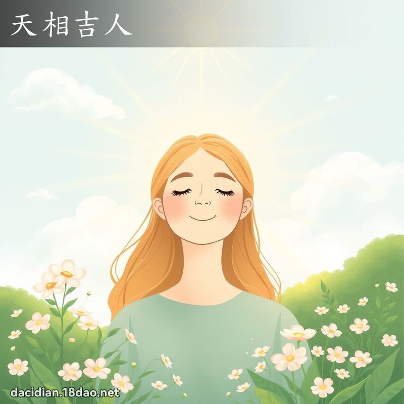 天相吉人 - 國語大辭典配圖