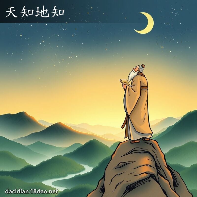 天知地知 - 国语大辞典配图