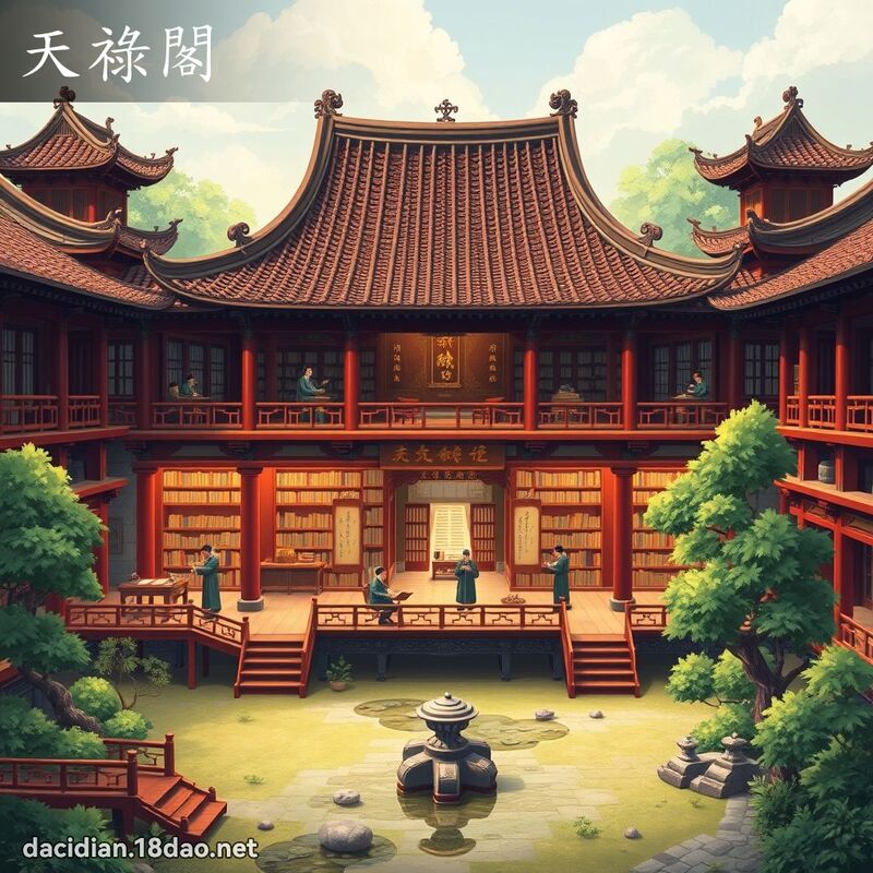 天祿閣 - 國語大辭典配圖