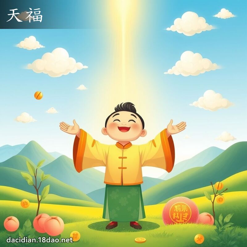 天福 - 國語大辭典配圖