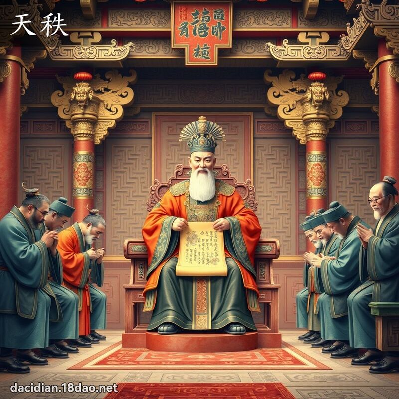 天秩 - 國語大辭典配圖