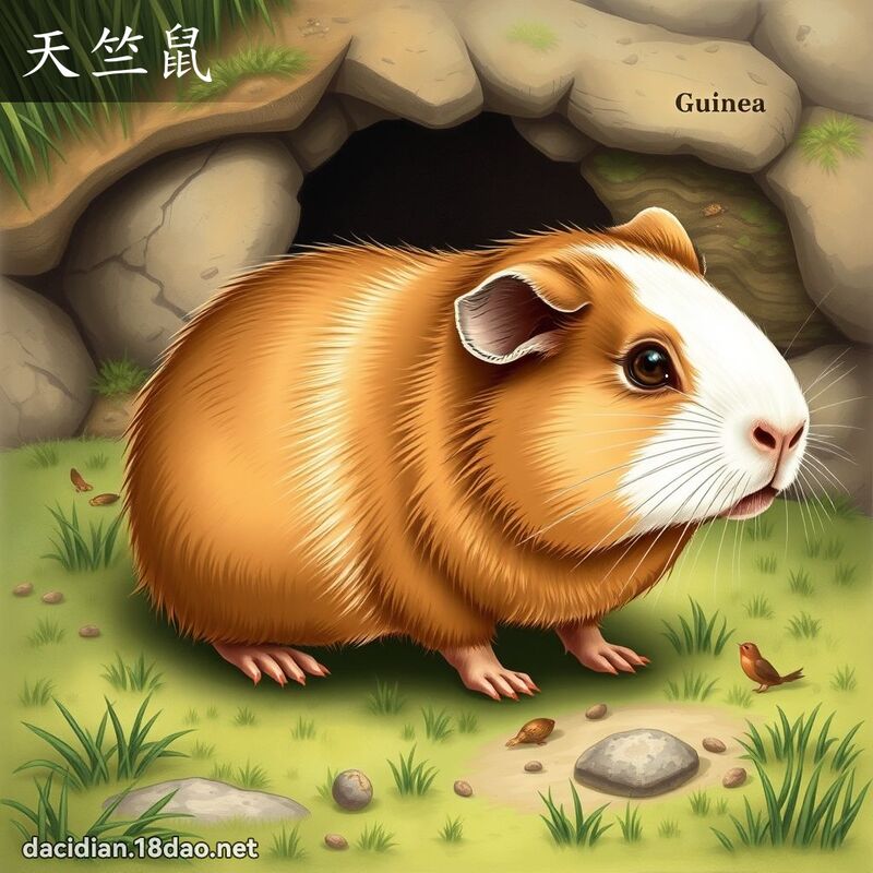 天竺鼠 - 國語大辭典配圖
