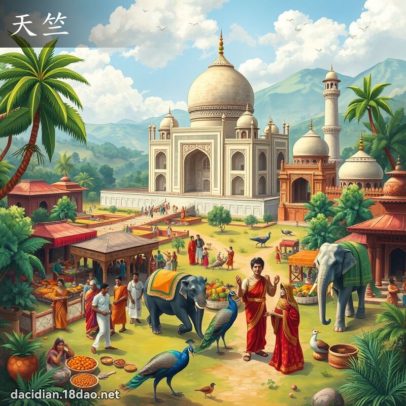 天竺 - 國語大辭典配圖
