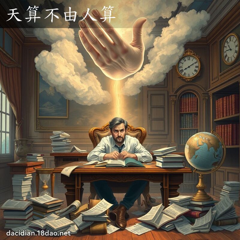 天算不由人算 - 国语大辞典配图