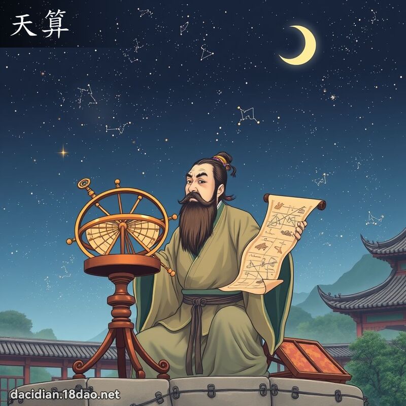 天算 - 国语大辞典配图
