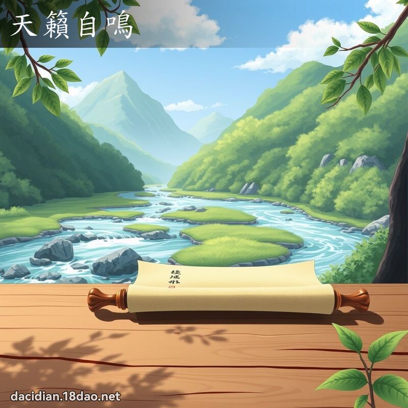 天籟自鳴 - 國語大辭典配圖