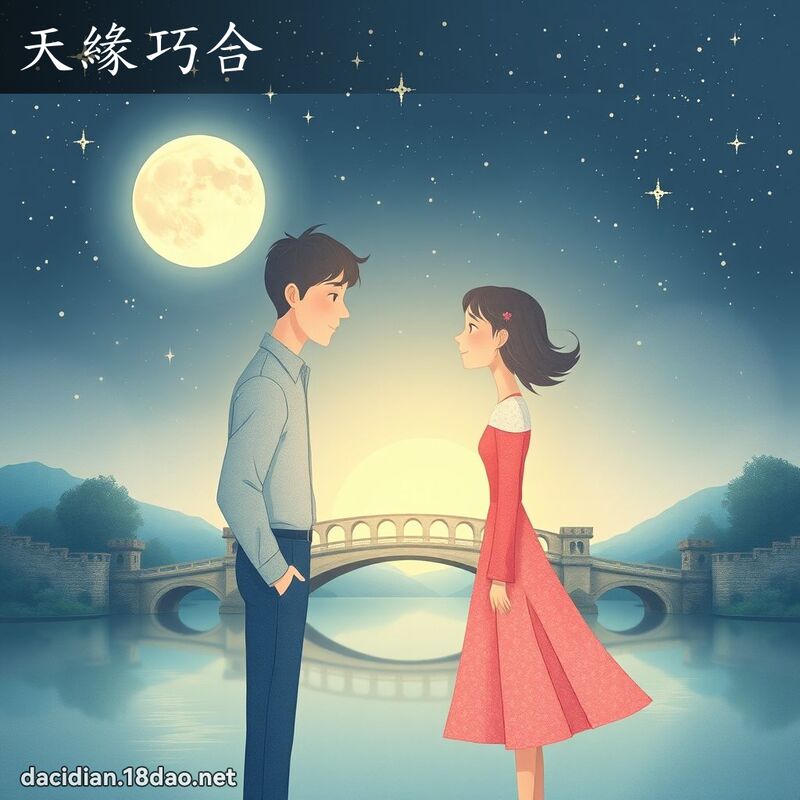 天緣巧合 - 國語大辭典配圖