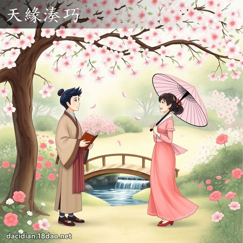 天緣湊巧 - 國語大辭典配圖
