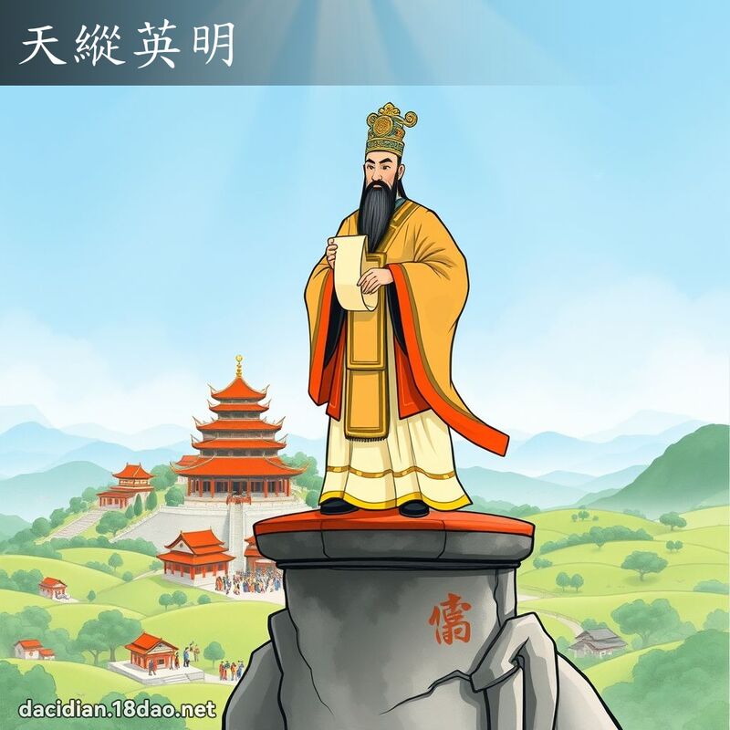 天纵英明 - 国语大辞典配图