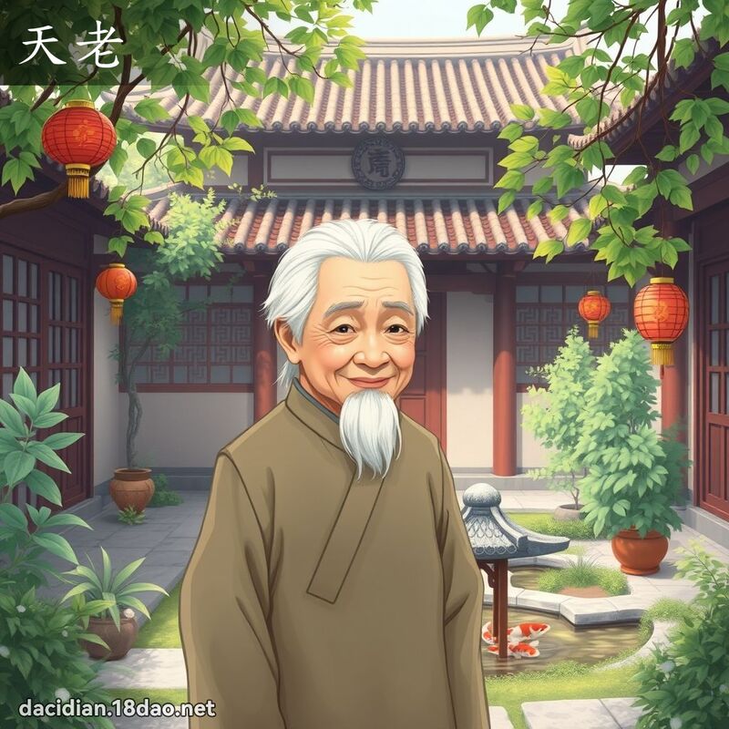 天老 - 国语大辞典配图