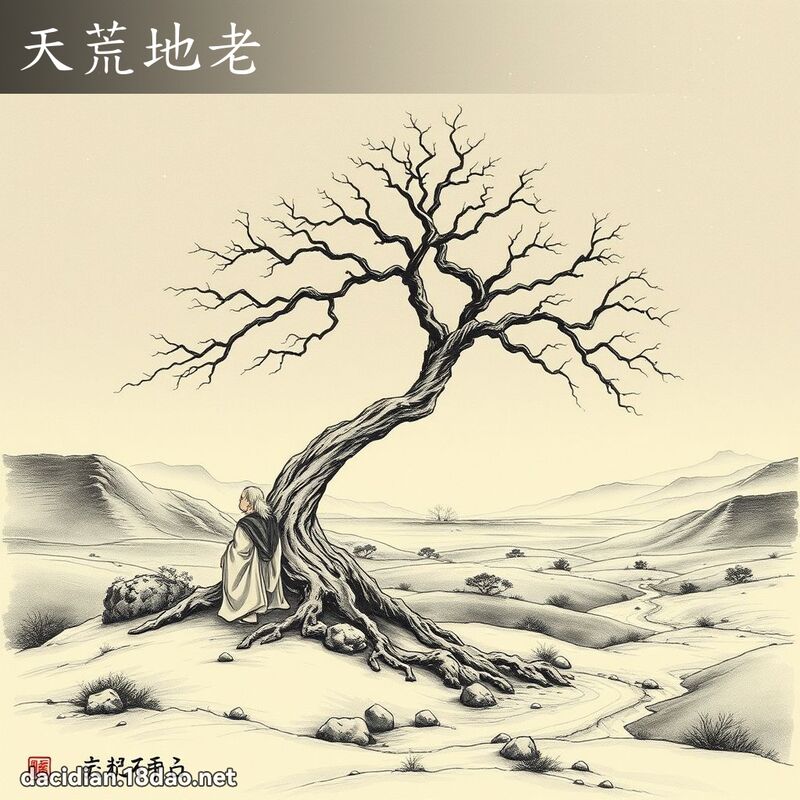 天荒地老 - 國語大辭典配圖