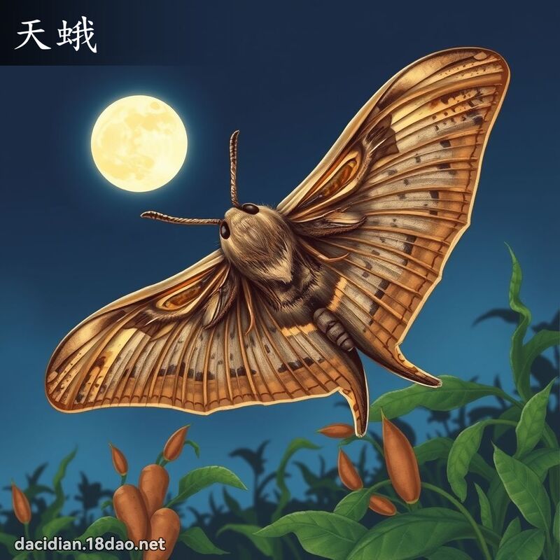 天蛾 - 国语大辞典配图