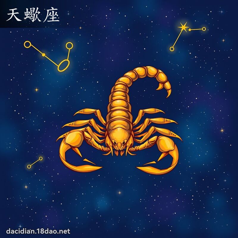 天蝎座 - 国语大辞典配图