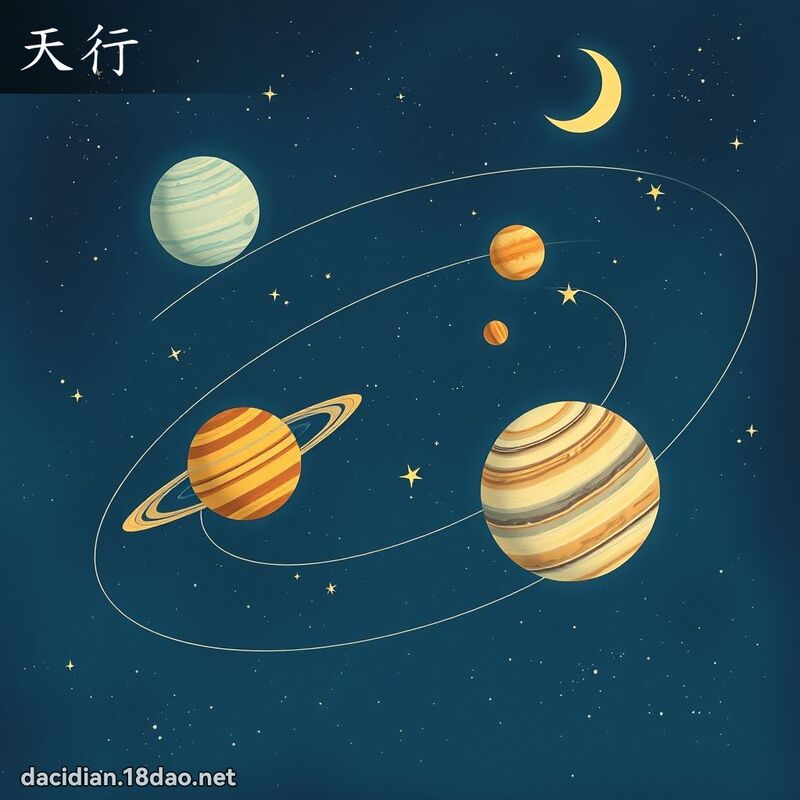 天行 - 国语大辞典配图