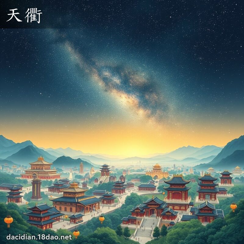 天衢 - 国语大辞典配图