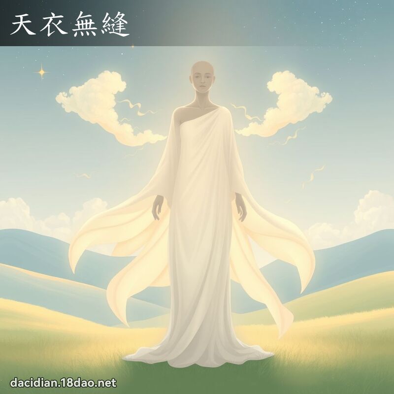 天衣無縫 - 國語大辭典配圖