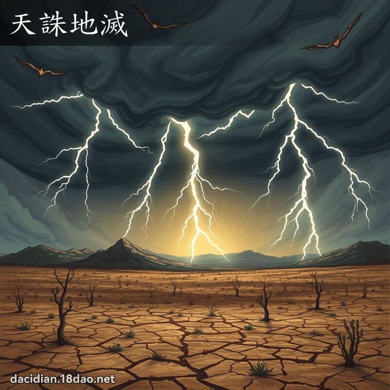 天诛地灭 - 国语大辞典配图