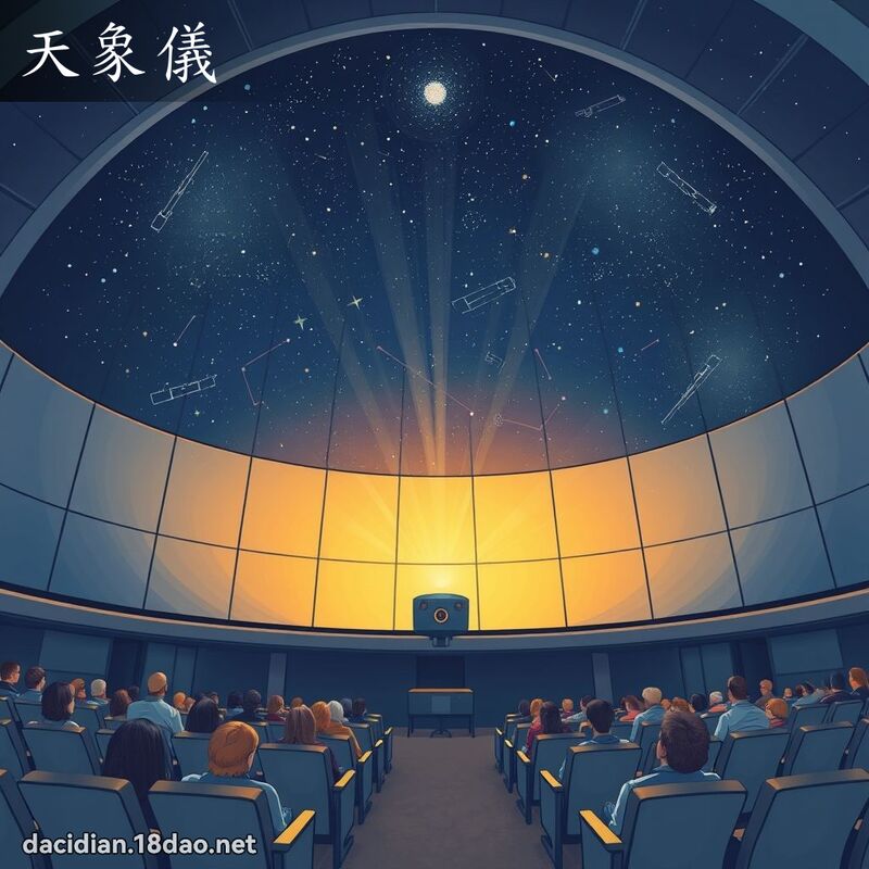 天象儀 - 國語大辭典配圖