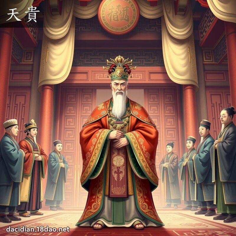 天貴 - 國語大辭典配圖