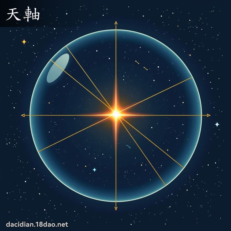 天軸 - 國語大辭典配圖