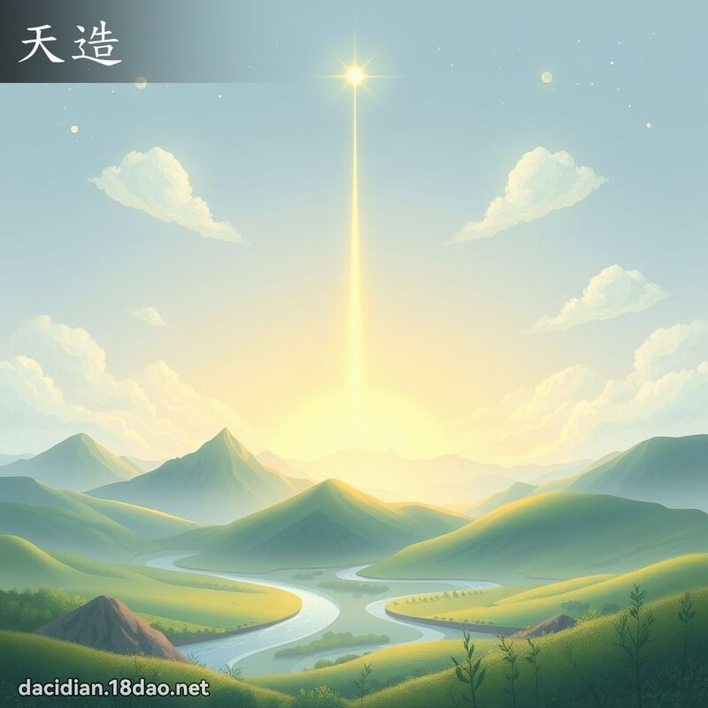 天造 - 国语大辞典配图