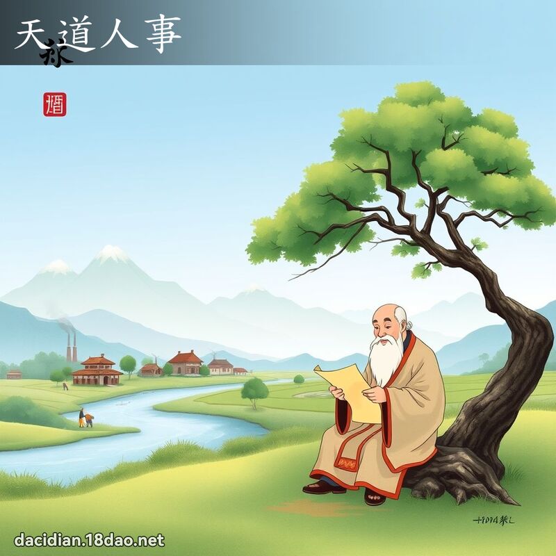 天道人事 - 國語大辭典配圖