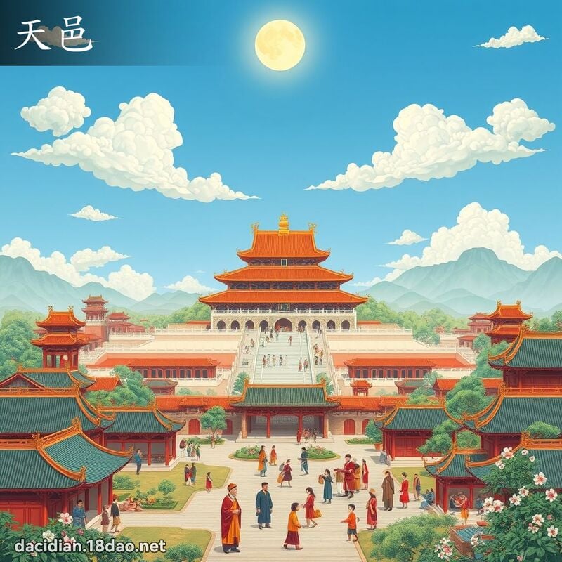 天邑 - 国语大辞典配图
