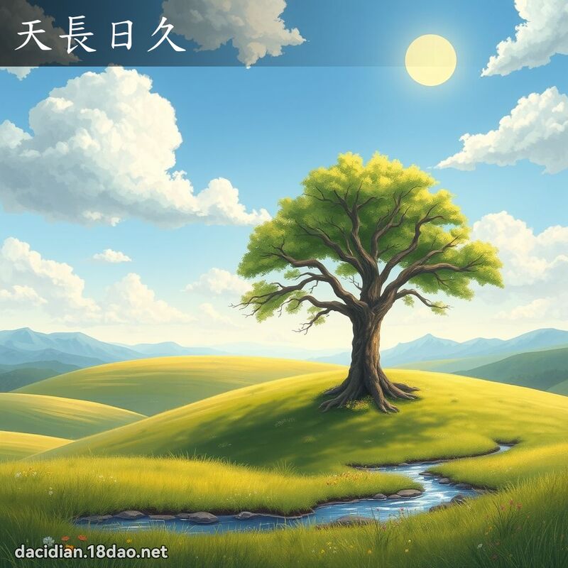 天長日久 - 國語大辭典配圖