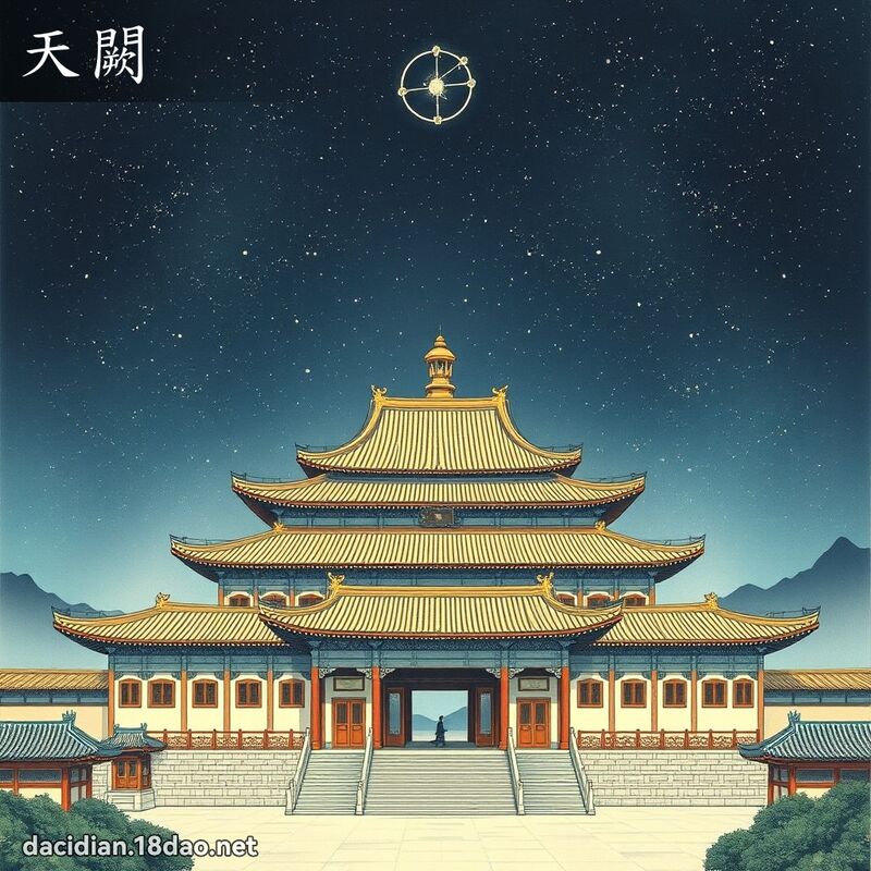 天闕 - 國語大辭典配圖