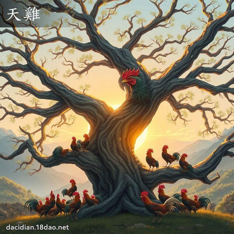 天雞 - 國語大辭典配圖