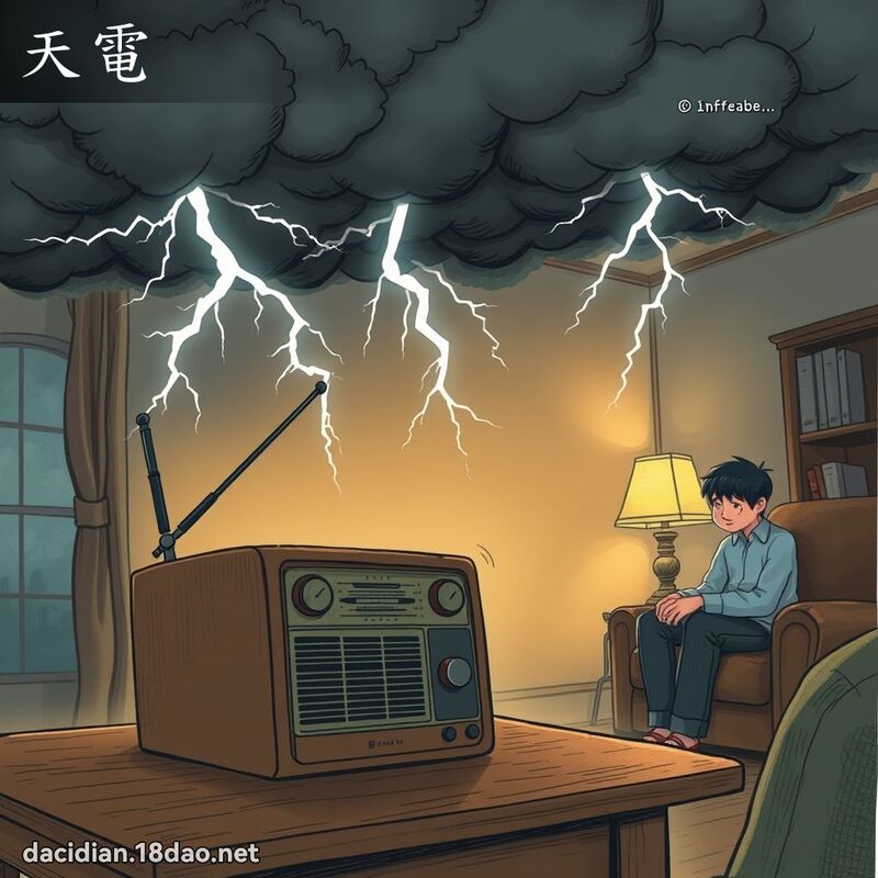 天電 - 國語大辭典配圖