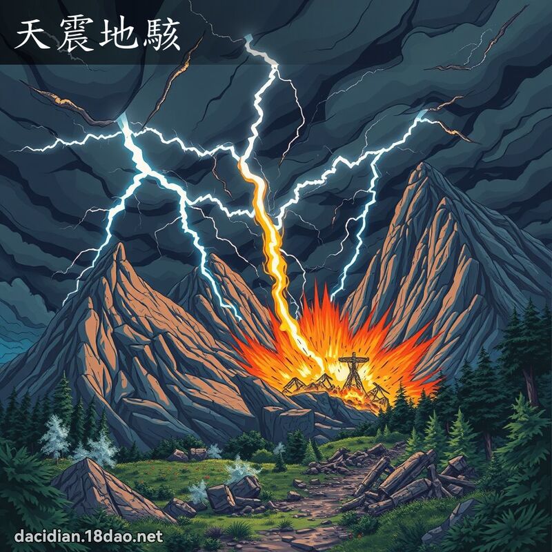 天震地骇 - 国语大辞典配图