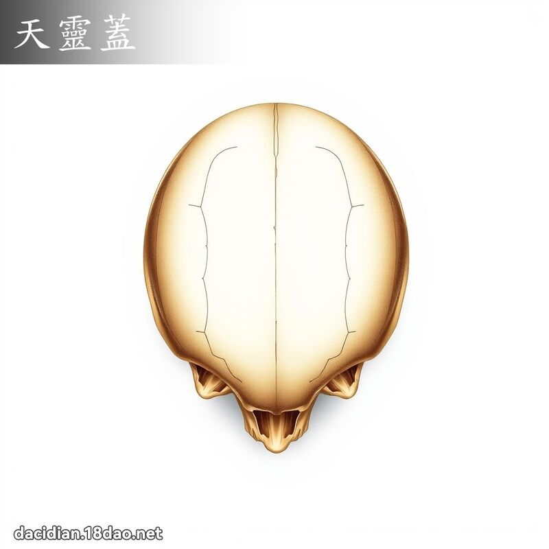 天灵盖 - 国语大辞典配图