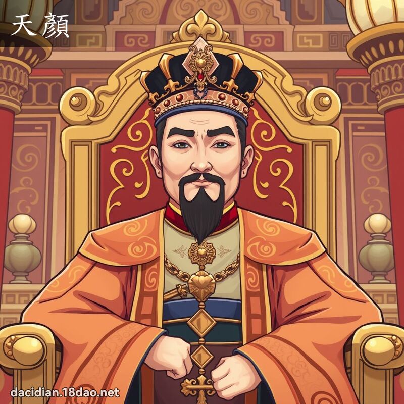 天顏 - 國語大辭典配圖