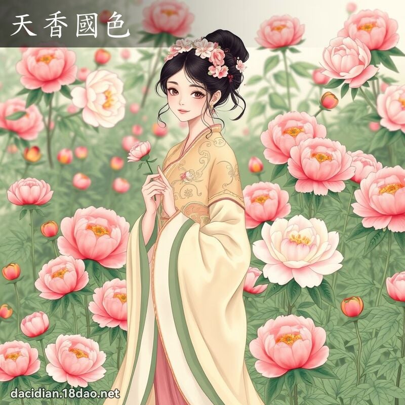 天香國色 - 國語大辭典配圖