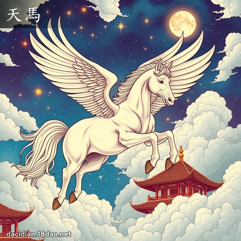 天馬 - 國語大辭典配圖