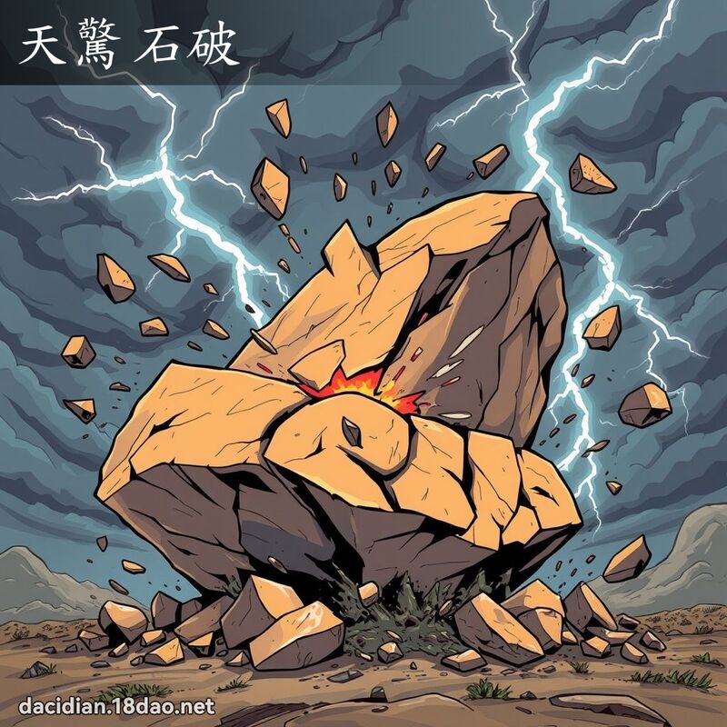 天惊石破 - 国语大辞典配图