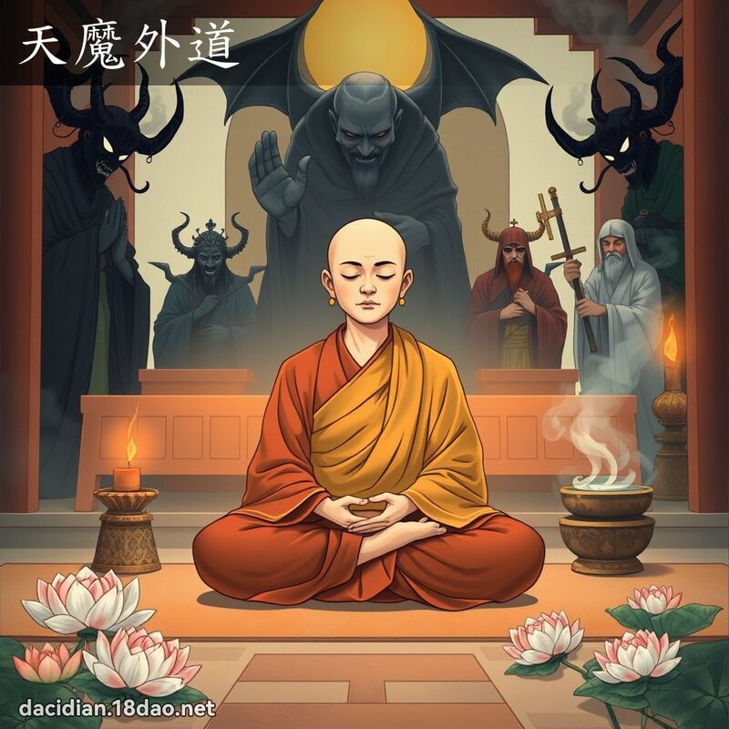 天魔外道 - 國語大辭典配圖