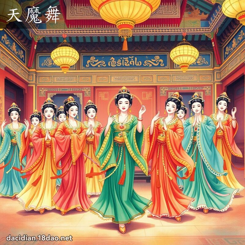 天魔舞 - 國語大辭典配圖