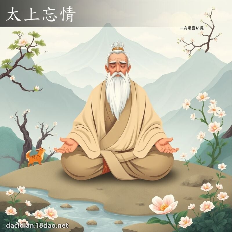 太上忘情 - 國語大辭典配圖