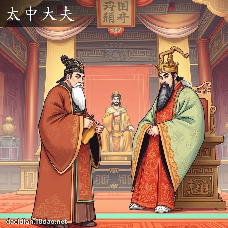 太中大夫 - 國語大辭典配圖