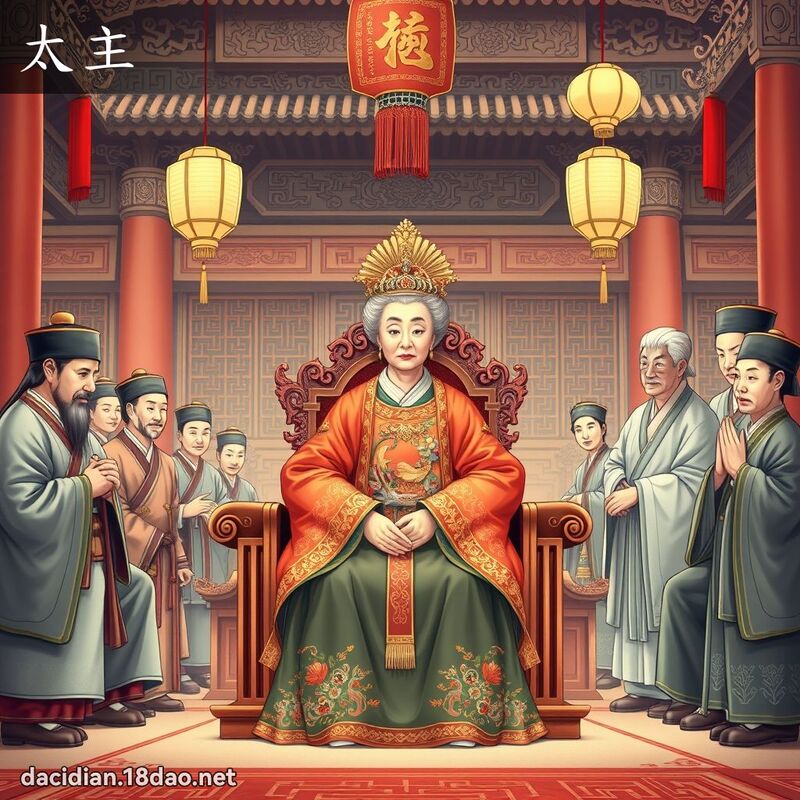 太主 - 国语大辞典配图