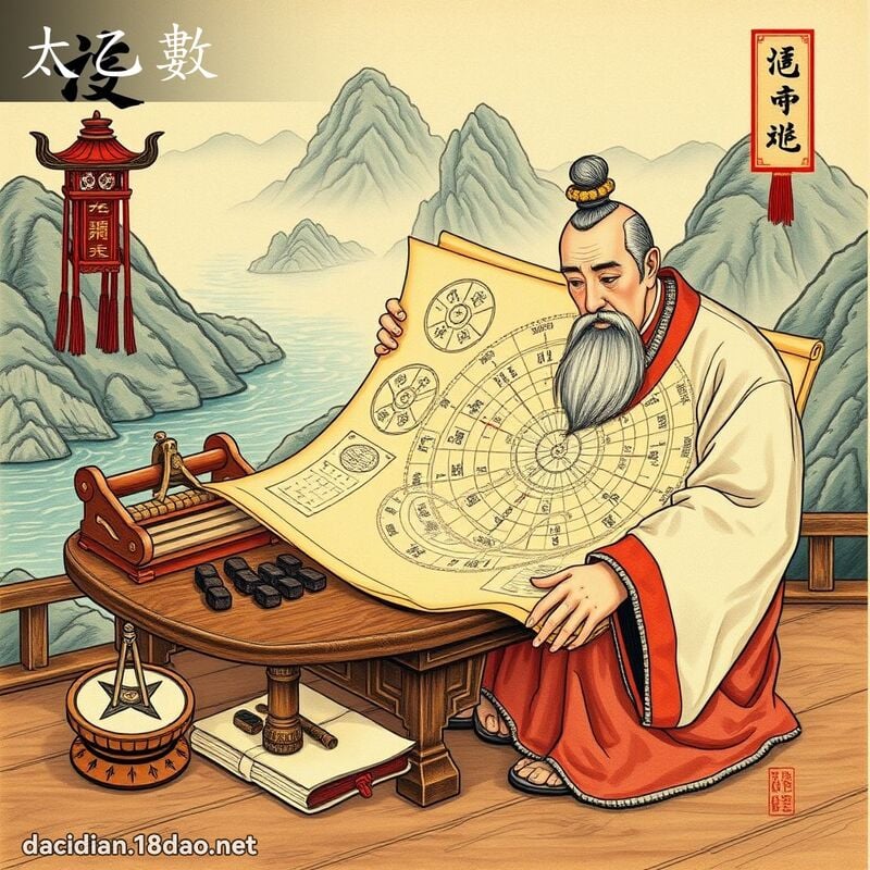 太乙數 - 國語大辭典配圖