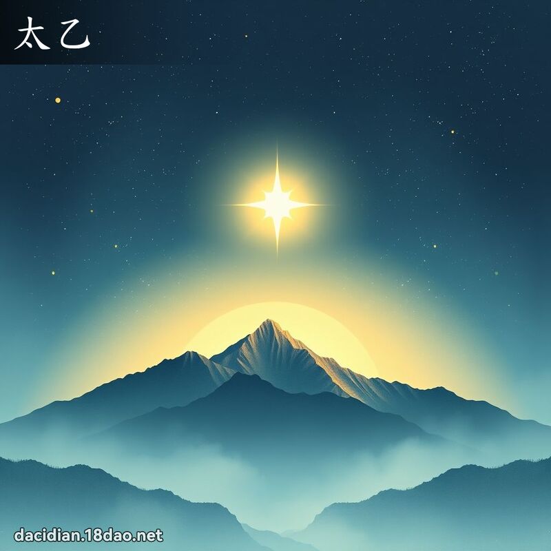 太乙 - 国语大辞典配图