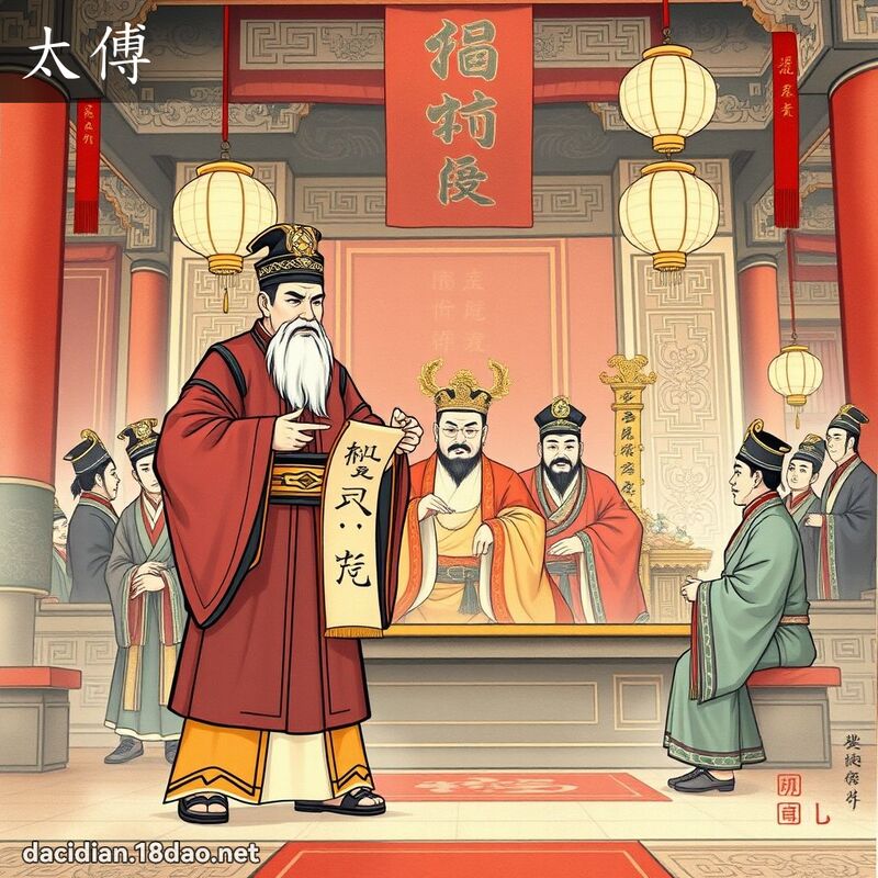 太傅 - 国语大辞典配图