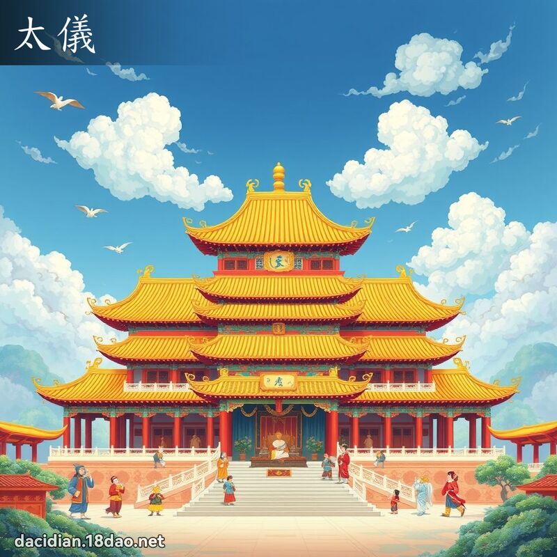 太仪 - 国语大辞典配图