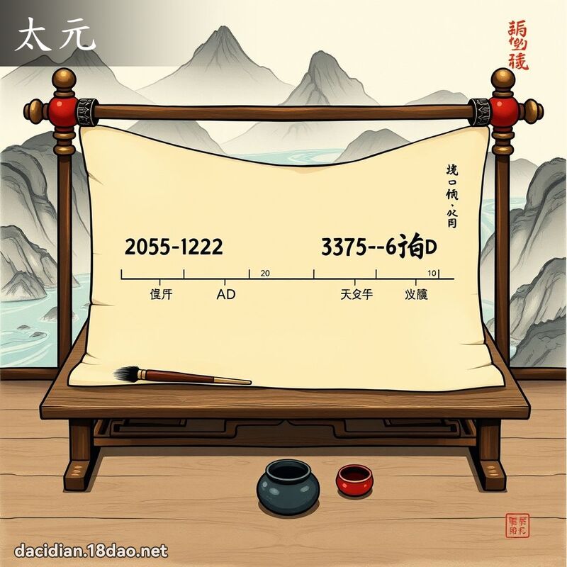 太元 - 國語大辭典配圖